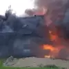 [FOTO] Pożar domu w Godziszce. Trwa akcja strażaków