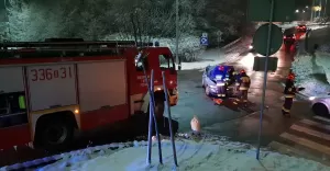 Kolizja pod marketem - 4.02.2019