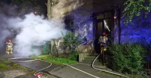 Pożar mieszkania przy ul. Lipnickiej - nocna akcja straży pożarnej 22.06.2025