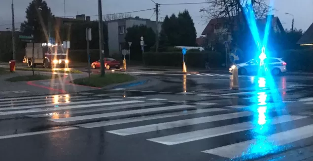 Potrącenie pieszej przy al. Armii Krajowej