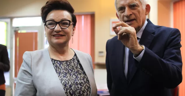 jerzy buzek, mirosława nykiel