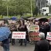 [FOTO, WIDEO] "Targowisko zostaje". Protest mieszkańców Bielska-Białej. Jest reportaż TVP 3