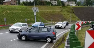 kolizja zakręt śmierci