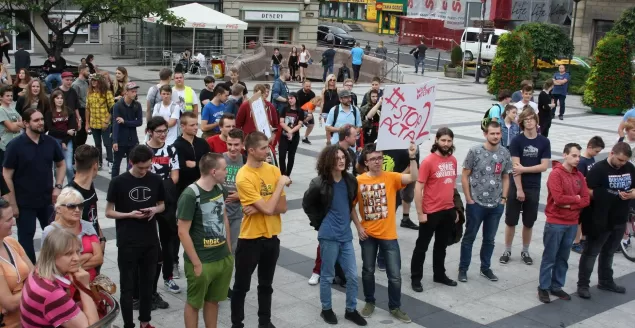 ACTA, protest