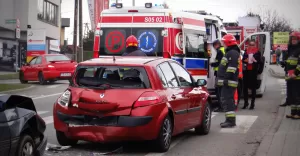 Wypadek na Szarotki - 4.04.2018