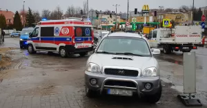 Potrącenie na Żywieckiej - 11.02.2019