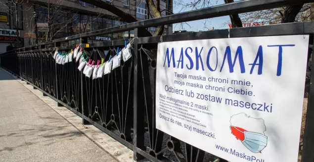 maskomat, maski, maseczki