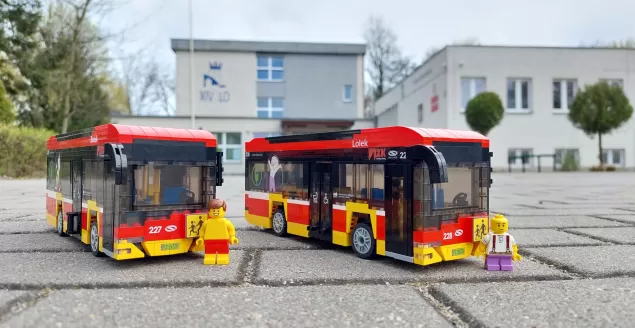 Bajkowy projekt motorniczego z Poznania. Bolek i Lolek z Lego!