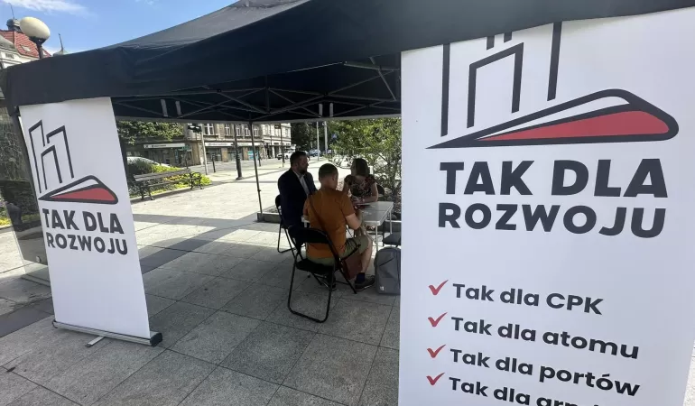 Zbiórka podpisów pod obywatelskim projektem uchwały wspierającym budowę CPK