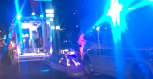 Potrącenie na ul. Cieszyńskiej - 26.11.2017