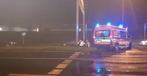Potrącenie na ul. Warszawskiej - 23.10.2017