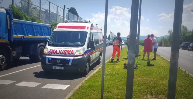 Wypadek na al. Andersa - 11.06.2019
