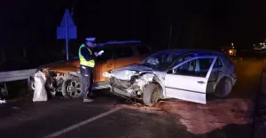 Wypadek w Mazańcowicach - 2.04.2019