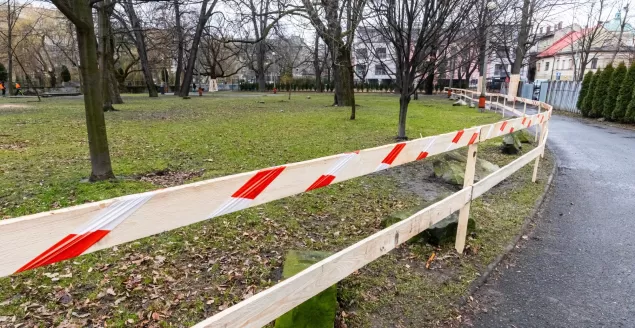 Ruszyła modernizacja Parku za Ratuszem. Utrudnienia