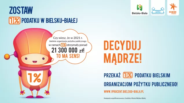 1% Twojego podatku to miliony złotych dla bielskich organizacji
