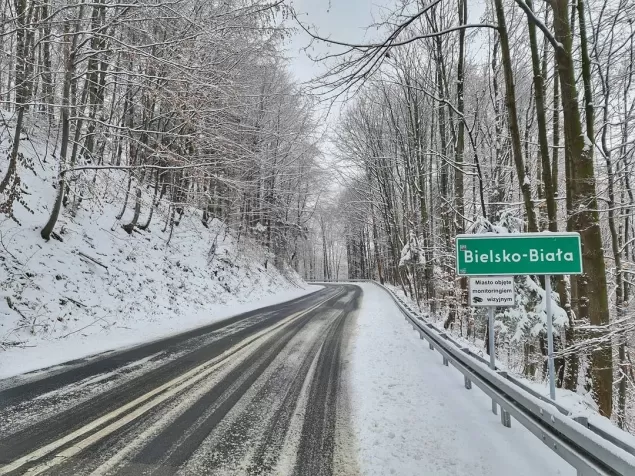 śnieg, droga, odśnie