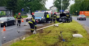 Kolizja na ulicy Partyzantów - 27.06.2018