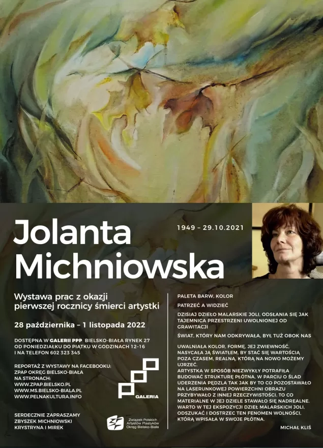Wystawa prac Jolanty Michniowskiej w Galerii PPP