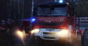 Pożar przy ulicy Andersa