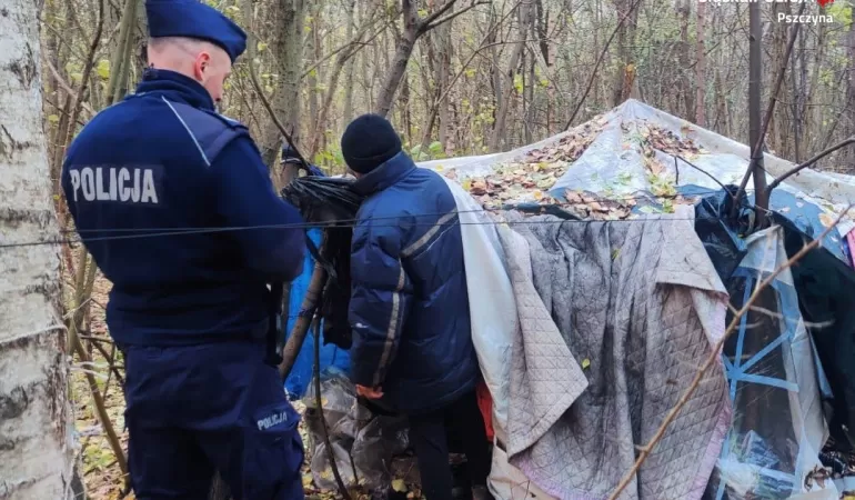 Dzielnicowi sprawdzają miejsca przebywania bezdomnych - 11.2023
