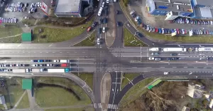 dk1, męczenników oświęcimskich, skrzyżowanie