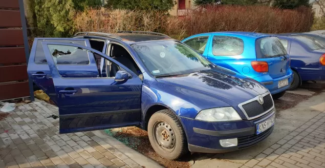 Uszkodzona Skoda Octavia - 2.03.2019