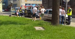 Zderzenie na rogu Legionów z Piłsudskiego