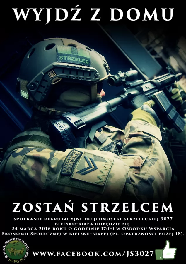 plakat strzelec
