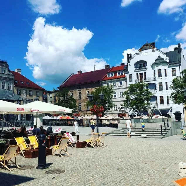 bielskobiala,bielsko,starowka,rynek,fontanna,neptun,ogrodki,lato,lipiec,sroda,ilovebb,chill,fotodni