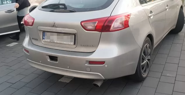 Uszkodzone Mitsubishi Lancer - 5.03.2020