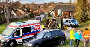 Wypadek w Jasienicy - 3.12.2018