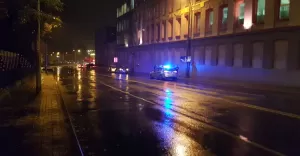 Potrącenie pieszego na ul. Żywieckiej - 2.11.2017