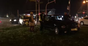 Kolizja na Rondzie Solidarności - 12.11.2019