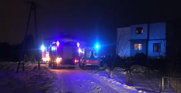 Pożar przy ul. Bażantowej w Mazańcowicach