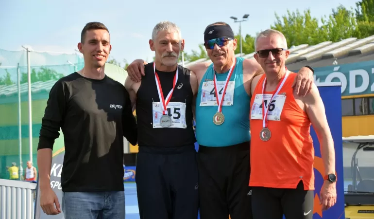 Złoto dla Waldemara Orłowskiego! Sukces bielskiego sprintera na Mistrzostwach Polski Masters
