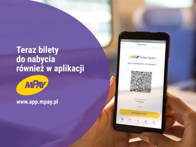 Bilety Kolei Śląskich w aplikacji mPay