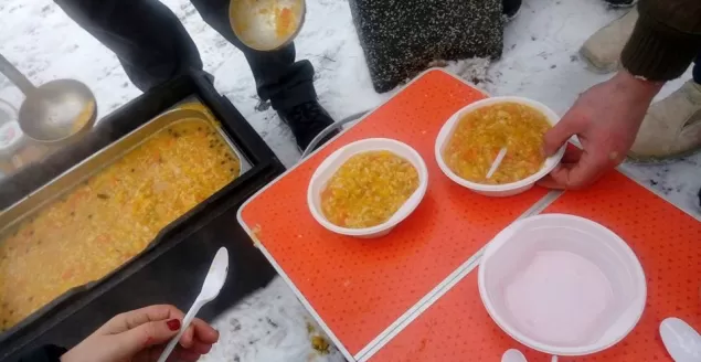 zupa, Food Not Bombs Bielsko-Biała