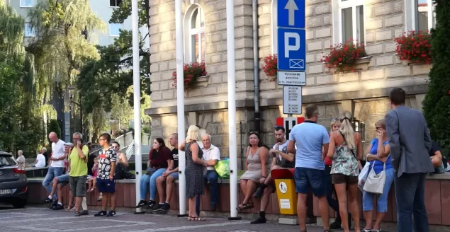 śmieci, protest
