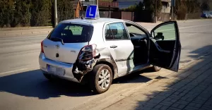 Pechowy początek kariery kierowcy - 24.03.2018