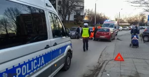 Wypadek na ul. Sterniczej - 2.03.2021