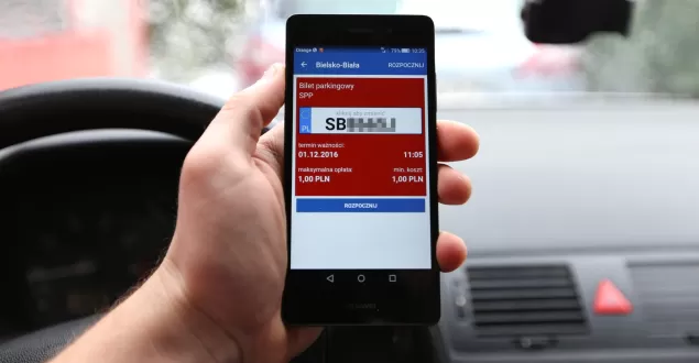 mobilet, aplikacja, bilet, parking