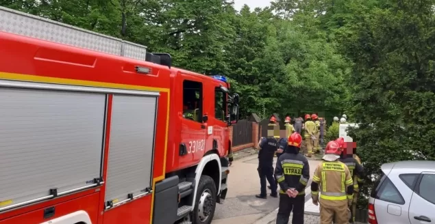 Podczas prac ziemnych doszło do uszkodzenia gazociągu