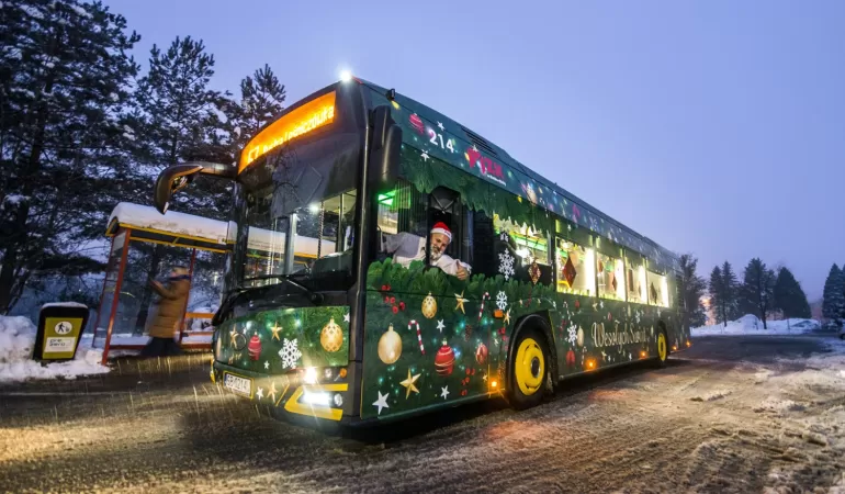 Choinkobus wyjechał na bielskie ulice