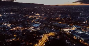 PocztowkazBielsks,Bielsko,BielskoBiała,PolskazDrona,Dron,ZachódSłońca,Wieczór,LoveBB,LoveSi