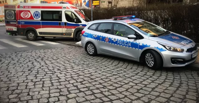 Potrącenie w rejonie ronda Wałowa / Barlickiego