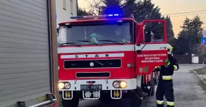Interwencja straży pożarnej przy ul. Promiennej w Bielsku-Białej - 28.02.2023