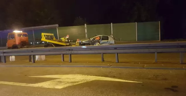 wypadek, policja, dk1