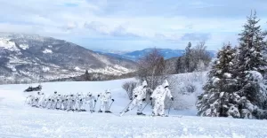 Tak w Beskidach szkolą się żołnierze bielskiego batalionu - 31.01.2021