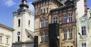 bielskobiala,biała,plac,wojskapolskiego,kamienice,kościół,wiosna,słońce,ilovebb,fotodnia,inst