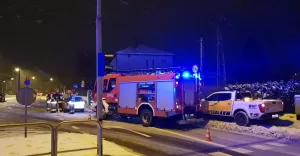 Wypadek na Bystrzańskiej - 11.01.2019
